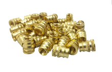 Load image into Gallery viewer, M4-0.7 Long Brass Threaded Inserts