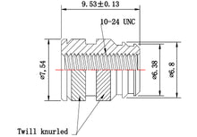 Load image into Gallery viewer, #10-24 Long Brass Threaded Inserts