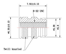 Load image into Gallery viewer, #8-32 Long Brass Threaded Inserts