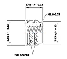 Load image into Gallery viewer, M1.6 Long Brass Threaded Inserts