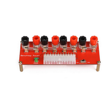 Load image into Gallery viewer, ATX Computer Power Supply Breakout Board Adapter Breadboard Banana Plug Kit