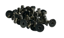 Load image into Gallery viewer, (20) #4 4-40 #4-40 3/16 3/16" Stainless Hex Socket Cap Flat Head Machine Screws