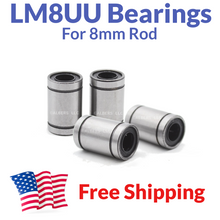 Load image into Gallery viewer, 4x LM8UU Linear Bearings 8mm — 3D Printer CNC RepRap Prusa i3