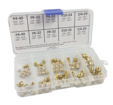 Load image into Gallery viewer, Initeq Durathread Assortment A Imperial SAE Brass Heat Set Inserts USA