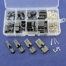 Load image into Gallery viewer, 20 pair SM 2.54 Connector Assortment 2 3 4 5 Pin Male Female Kit Locking SM2.54