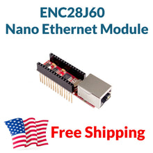 Load image into Gallery viewer, Nano Ethernet Shield LAN Network Module Arduino Mini NIC Adapter V3 SPI
