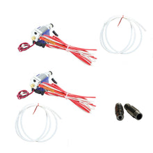 Load image into Gallery viewer, DUAL V6 J-head Bowden Hotend 24V 1.75 + All Metal Throats + Tubing Hot End
