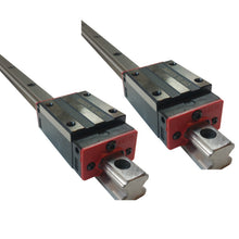 Load image into Gallery viewer, 2x 15mm Linear Guiderail + 2pcs Bearing Block Slider 1500mm 1.5M HGR15