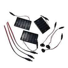 Load image into Gallery viewer, [initeq] Power Adapter Kit 9V Battery Clip AA Holder DC Barrel Plug 3 Each UNO