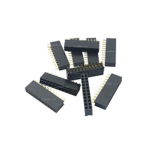 Load image into Gallery viewer, 10Pcs 2.54mm Pitch 0.1 0.1" 2x11 22 Pin 22p Female Dupont Header Through Hole US