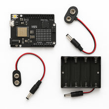 Load image into Gallery viewer, [initeq] UNO R4 WiFi Compatible Starter Power Bundle 9V Battery AA Holder DC