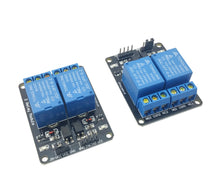 Load image into Gallery viewer, 2x Dual 2 Channel 5V Relay Module + Logic Level Converter Raspberry Pi + Arduino