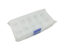 Load image into Gallery viewer, 4pcs 10 Compartment Clear Plastic Organizer Assortment Box 2x5 Grid Container US
