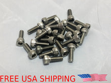 Load image into Gallery viewer, 50pcs #6-32 6-32 #6 32 Socket Head Cap Machine Screws 3-8 3/8" Stainless 18-8 A2
