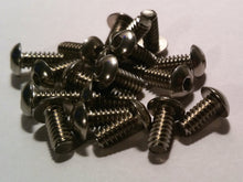 Load image into Gallery viewer, 50pcs #4-40 1/4 Stainless Button Head Allen Hex Socket Cap Machine Screws #4 Hd