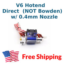 Load image into Gallery viewer, 24V V6 J-head DIRECT Drive Hotend Kit 1.75 mm 24V Extruder Free US Shipping