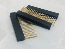 Load image into Gallery viewer, 9X Raspberry Pi Stacking GPIO Header 2x20 40P 40 pin 2.54 Female Extra Long Pins
