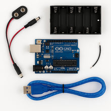 Load image into Gallery viewer, [initeq] UNO R3 Compatible Starter Power Bundle 9V Battery AA Holder DC Barrel