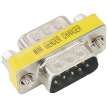 Load image into Gallery viewer, 3x DB9 Gender Changer Adapter Male MM M-M M/M RS-232 Male-Male RS232 D-Sub 9 Pin