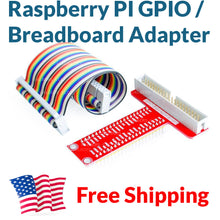 Load image into Gallery viewer, Raspberry Pi 2 3 GPIO Breakout Expansion Board Cable Breadboard Adapter T Shape