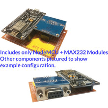 Load image into Gallery viewer, ESP8266 NodeMCU + MAX232 RS-232 ESP-Link Serial Wifi Gateway Kit NO HEADERS