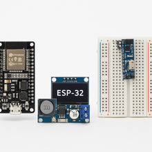Load image into Gallery viewer, ESP32 IoT Starter Kit WiFi Dev Board OLED Display LM2596 Buck Breadboard Bundle