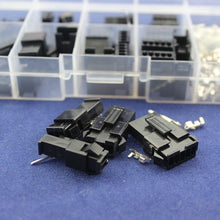 Load image into Gallery viewer, 20 pair SM 2.54 Connector Assortment 2 3 4 5 Pin Male Female Kit Locking SM2.54