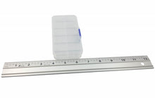 Load image into Gallery viewer, 4pcs 10 Compartment Clear Plastic Organizer Assortment Box 2x5 Grid Container US