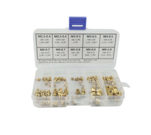 Load image into Gallery viewer, Initeq Durathread Assortment A Metric Brass Heat Set Inserts 3D Printing