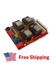 Load image into Gallery viewer, Arduino UNO CNC Shield Kit incl. 4x DRV8825 Stepper Drivers -