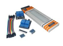 Load image into Gallery viewer, 2x Dual 2 Channel 5V Relay Module + Logic Level Converter Raspberry Pi + Arduino