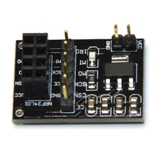 Load image into Gallery viewer, 2Pcs NRF24L01 Transceiver External Antenna PA LNA + Arduino 5V Breakout Adapter