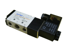 Load image into Gallery viewer, 4V210-08 5 Way 2 Position Solenoid Pneumatic Air Valve 1/4" BSPT 110V Double 120