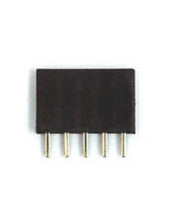 Load image into Gallery viewer, 20Pcs 2.54mm Pitch 0.1 1x5 5 Pin 5p Female Dupont Header Thru Hole Headers 20x