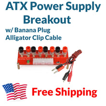 Load image into Gallery viewer, ATX Bench Power Supply Kit Breakout Board INA219 Current Sensor LM2596 Buck Conv