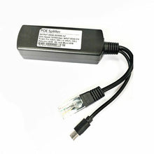 Load image into Gallery viewer, 48V 5V PoE Power Over Ethernet Splitter USB MicroUSB Adapter Raspberry Pi ESP32