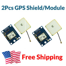 Load image into Gallery viewer, 2pcs GY-NEO6MV2 GPS Module Arduino STM32 ESP32 Flight Controller