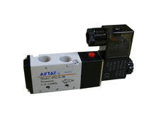 Load image into Gallery viewer, 4V210-08 5 Way 2 Position Solenoid Pneumatic Air Valve 1/4" BSPT 110V Double 120