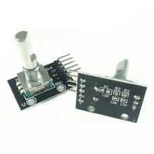 Load image into Gallery viewer, 5pcs KY-040 Rotary Encoder Module Knob Push Button w Theaded Shaft + Nut Arduino