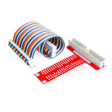 Load image into Gallery viewer, 2pcs Raspberry Pi GPIO Breakout Board Breadboard Adapter T Shape + Straight