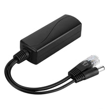 Load image into Gallery viewer, 48V 12V DC PoE Power Over Ethernet Splitter Camera Barrel Plug Adapter Active