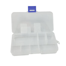Load image into Gallery viewer, 4pcs 10 Compartment Clear Plastic Organizer Assortment Box 2x5 Grid Container US