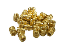 Load image into Gallery viewer, #1/4-20 Long Brass Threaded Inserts