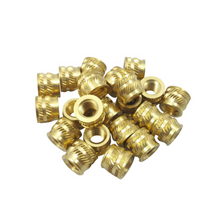 Load image into Gallery viewer, M5-0.8 Short Brass Threaded Inserts