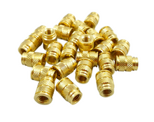 Load image into Gallery viewer, M5-0.8 Long Brass Threaded Inserts