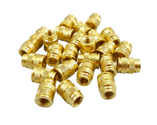 Load image into Gallery viewer, M6-1.0 Long Brass Threaded Inserts